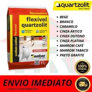 Rejunte Flexível Quartzolit 1KG Várias Cores
