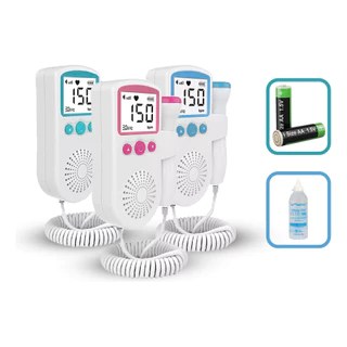 Kit Sonar Fetal Doppler Monitor Frequencia Cardiaca + Gel + Pilha  Brinde Batimento Bebe Ultrassom em Oferta na Shopee