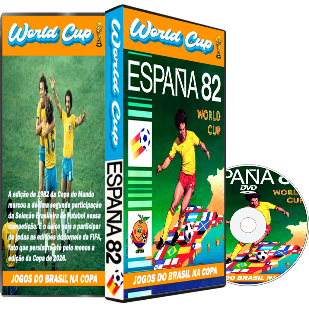 JOGOS da Copa - DVD - Jogos do BRASIL DA COPA DE 1982 | Shopee Brasil