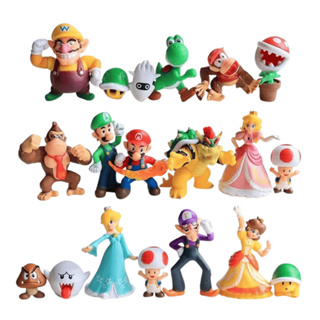 Kit 18 Miniaturas Super Mario Bros – Brinquedo ou Coleção Geek em Oferta na Shopee