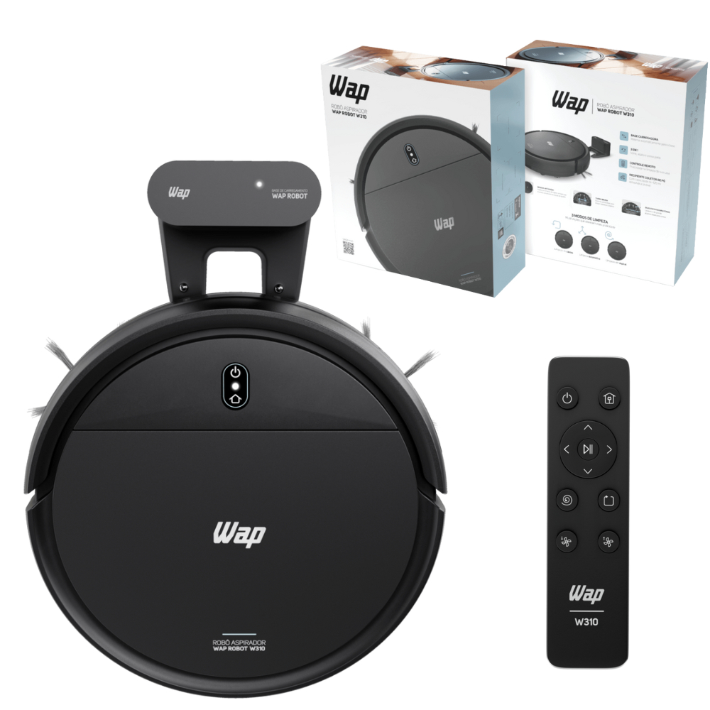 Aspirador Robô Wap Varre Aspira E Passa Pano (mop) 127/220v | Shopee Brasil