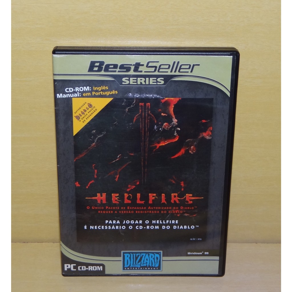 Diablo & Hellfire 2点セット　PCゲーム　CD-ROM Diablo: Hellfire - PC | Shopee Brasil
