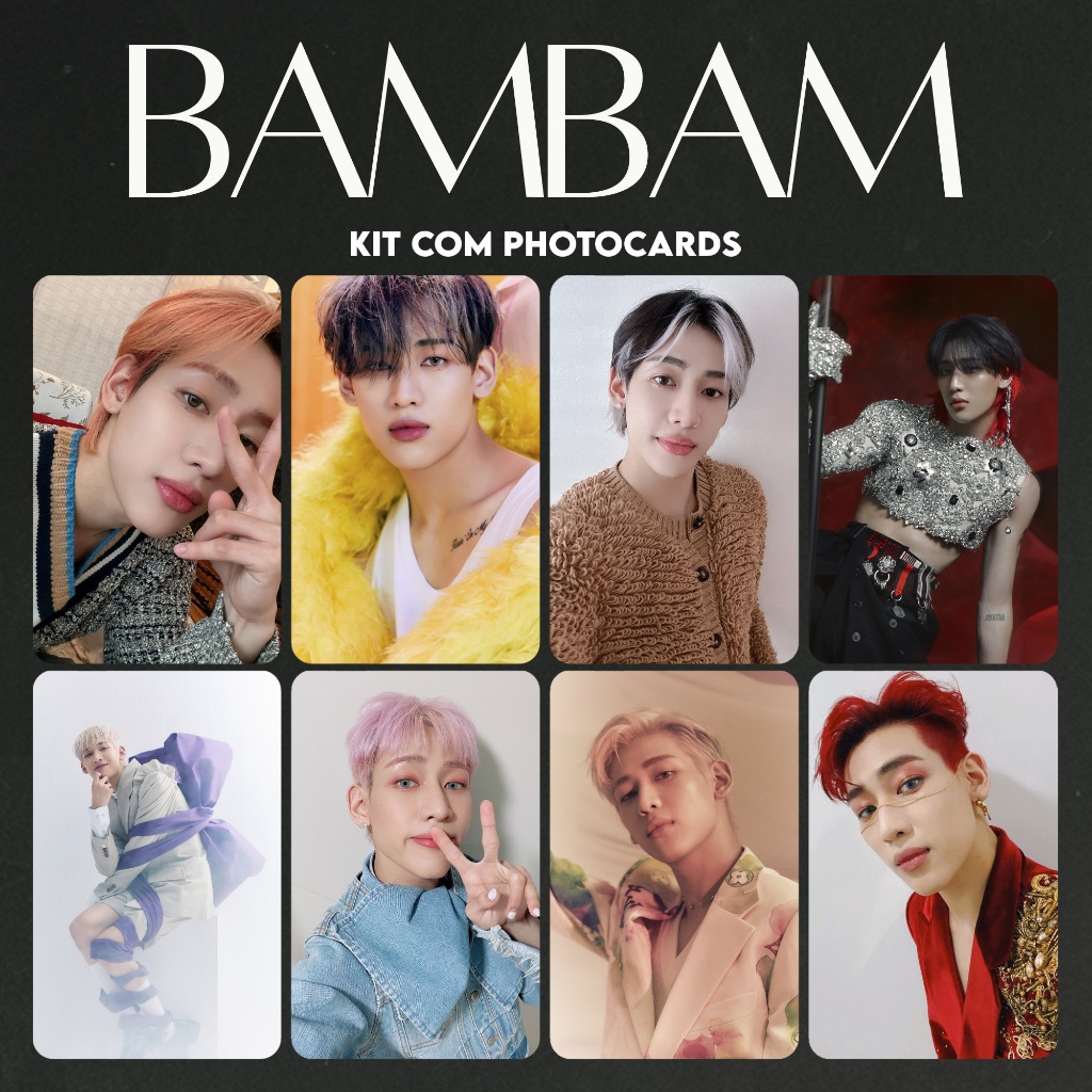 Bambam 'GOT7' | Kit com Photocards Fanmade K-pop | Shopee Brasil