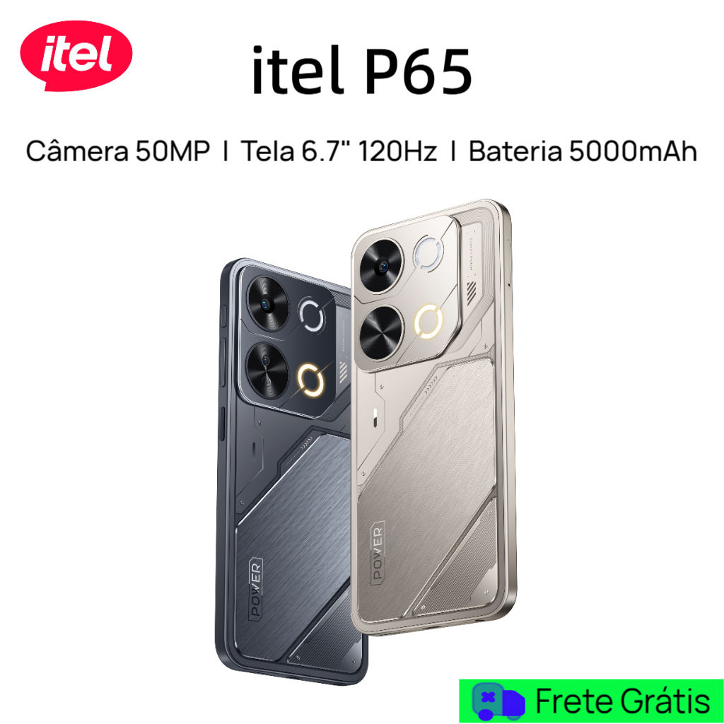 Smartphone itel P65 Tela 6,7