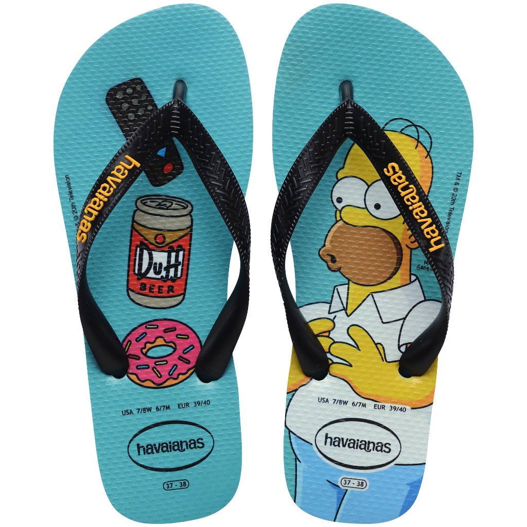Chinelo Havaianas Simpsons Unissex Adulto Shopee Brasil