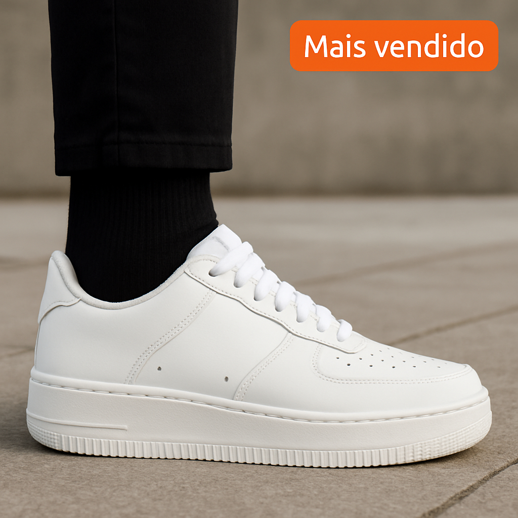 AF1 Branco Tênis Casual Unisex