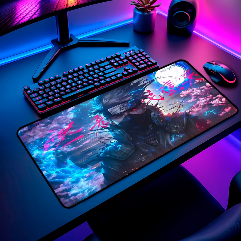Mouse Pad Gamer Grande Antiderrapante 65x30 70x35 80x35 90x40 90x50 120x60 Cm Borda Costurada
