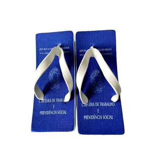 Chinelo Quadrado Personalizado Carteira de trabalho