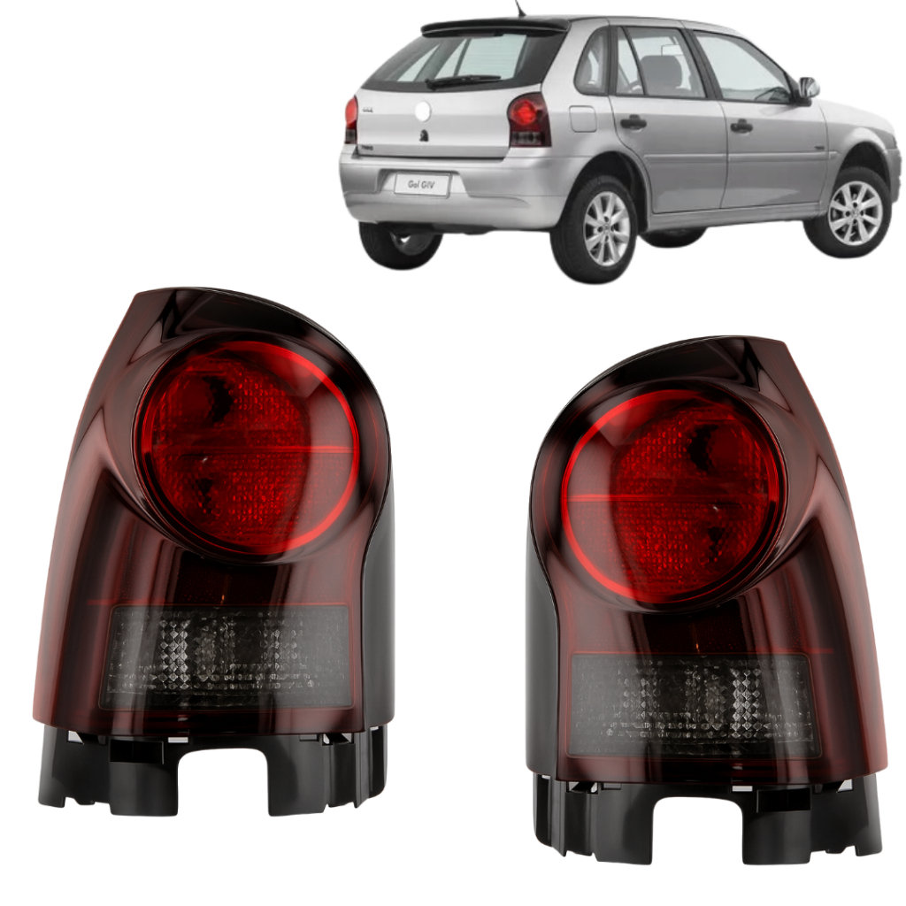 Lanterna Traseira Gol G4 Power 2006 2007 2008 2009 2010 2011 Fumê ...