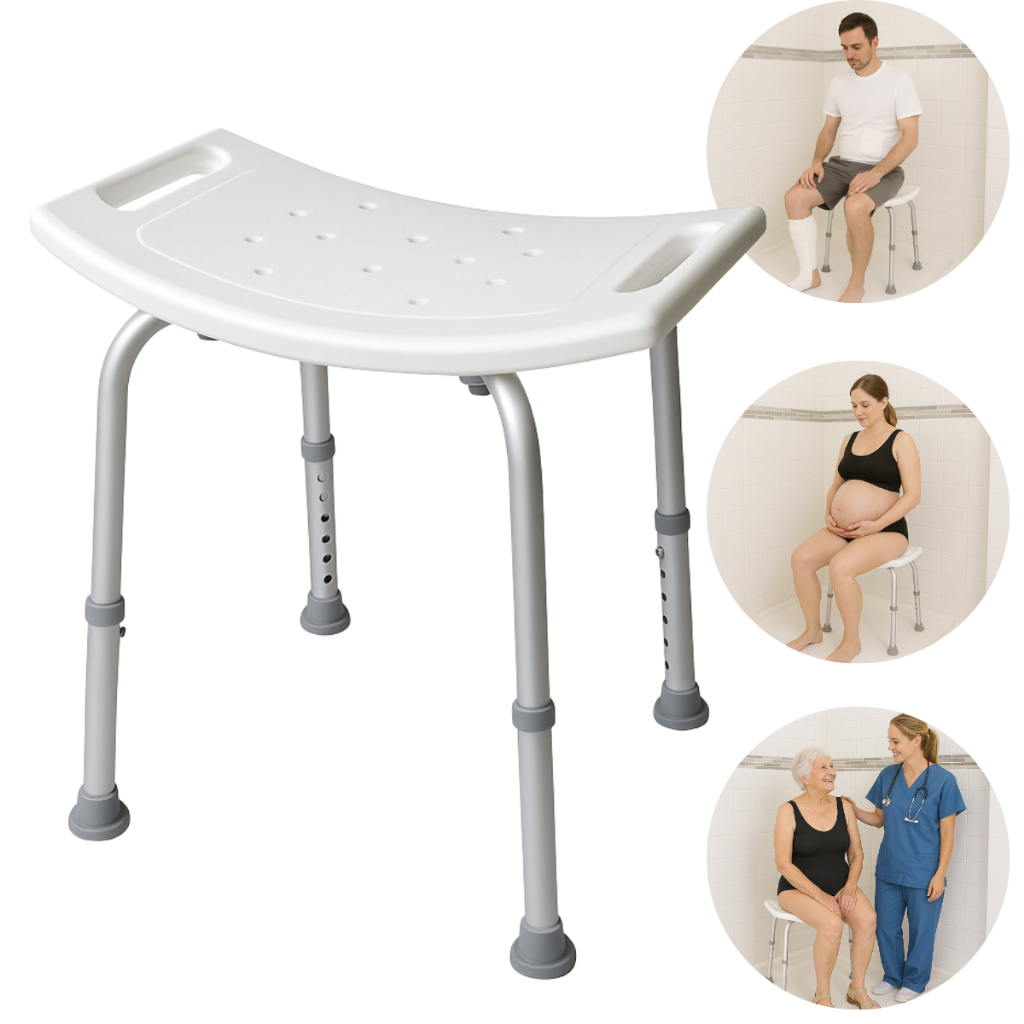 Banco Banqueta Banho Banheira Para Idoso Regulável 90kg | Shopee Brasil