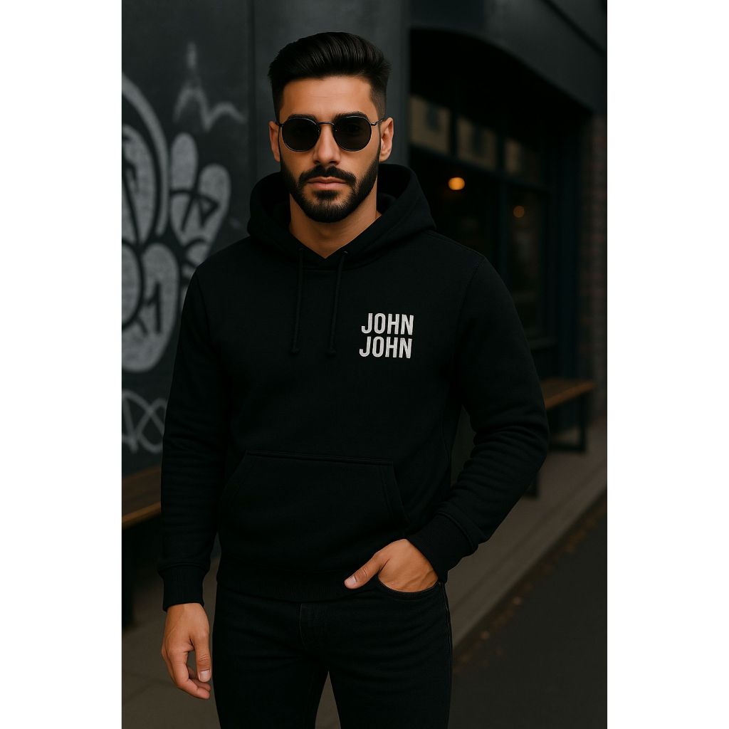 Moletom Blusa De Frio Masculino JOHN Estampado Unissex Quentinho Com ...