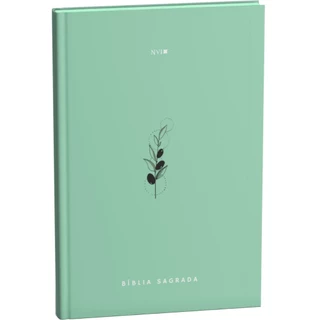Bíblia Sagrada Slim | NVI | Capa Dura | Capa Verde Oliveira em Oferta na Shopee