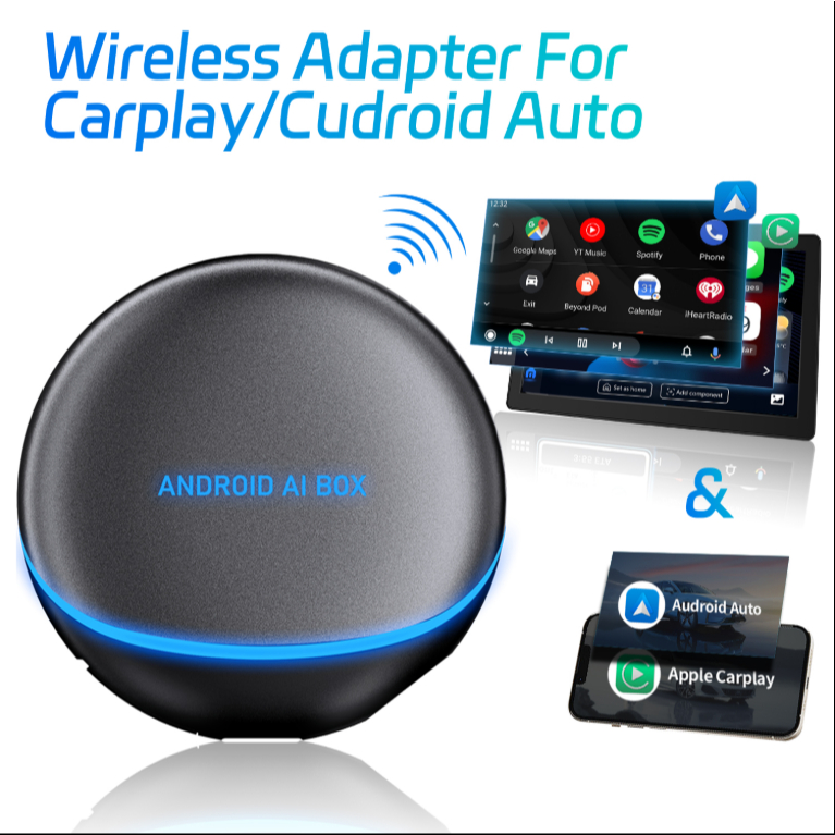 Adaptador Carplay Ai Box Navegação Integrada Android 12 128g