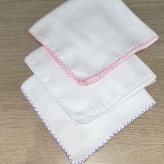 Kit de 6 Fraldas de Boca Babete Paninho para Bebê 2 de Cada Cor Fralda Dupla Algodão Macio em Oferta na Shopee