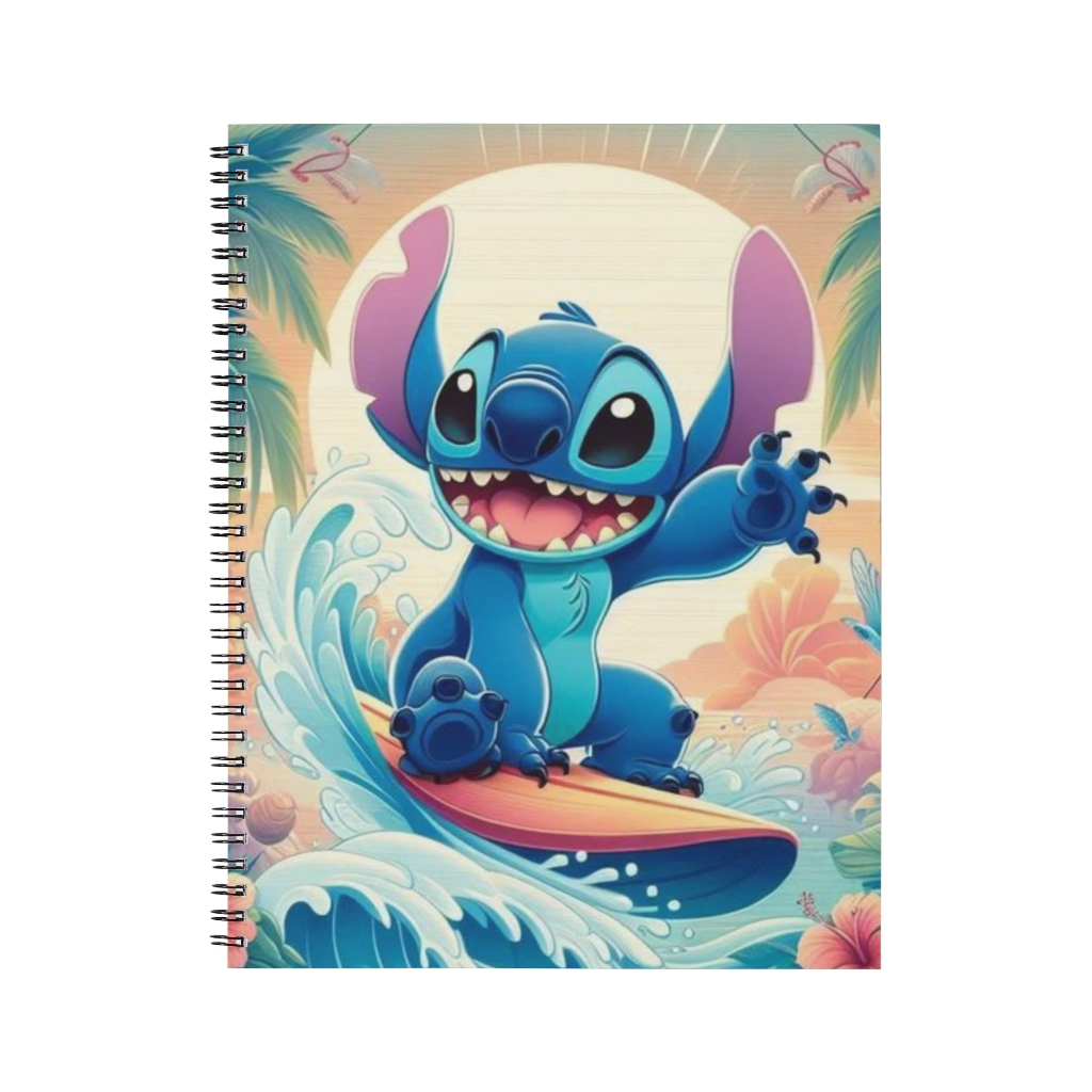 Novo Caderno Stitch Capa Dura - 1/10/15 ou 20 Matérias | Shopee Brasil
