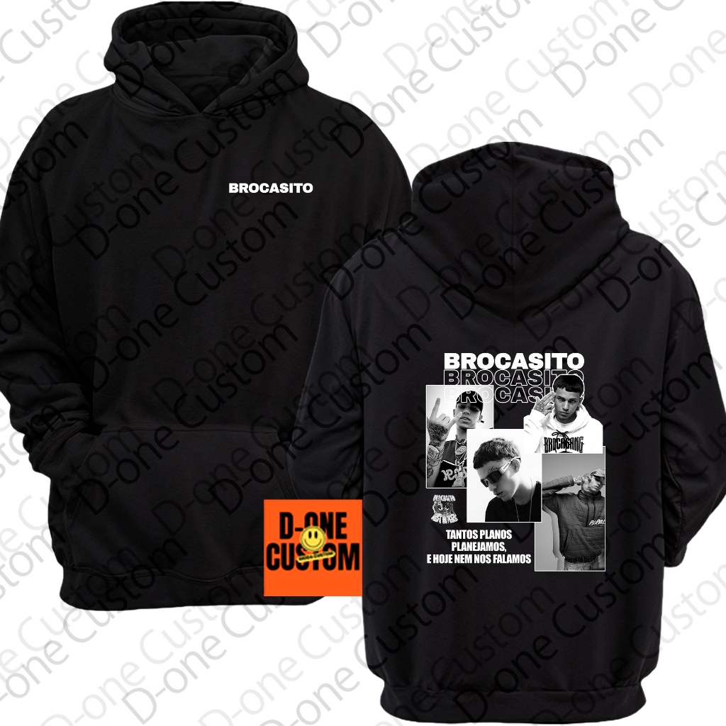 Moletom Blusa Frio Agasalho Brocasito Rapper Rap HipHop StreetWear Show ...