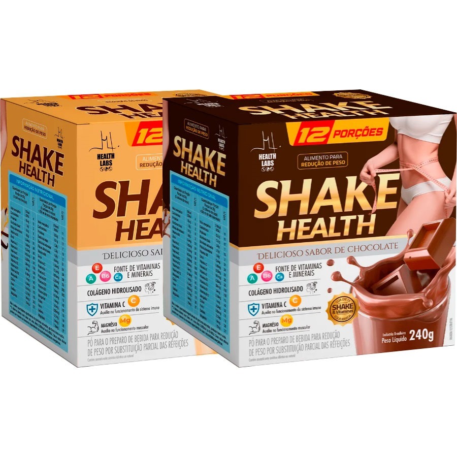 Kit 2un Shake Substituto de Refeições - 2 x 240g (Total 480g) - Health ...