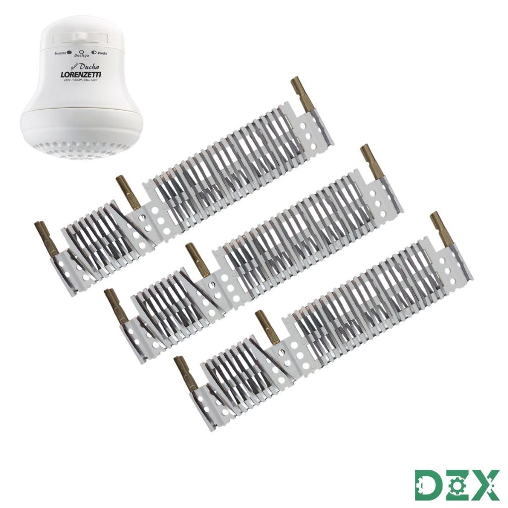 Kit Com 3 Resistências 5500w 220v Maxi Ducha Ultra / Maxi Banho Ultra ...