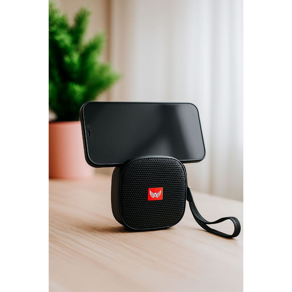 Caixa de Som Bluetooth Portátil com Suporte Celular I Compacta I ...