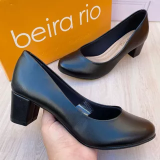 Scarpin Salto Feminino Beira Rio Conforto Mulher Elegante Festa Conforto Escritório Social em Oferta na Shopee