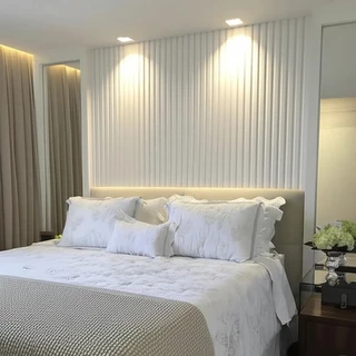 Kit 20 placas 3d para parede modelo liso sofisticado