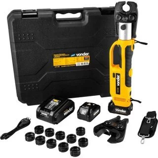 Alicate Vonder ACC 400 Hidráulico a Bateria 18V Cortador Cabos 40mm Crimpador 400mm² Profissional
