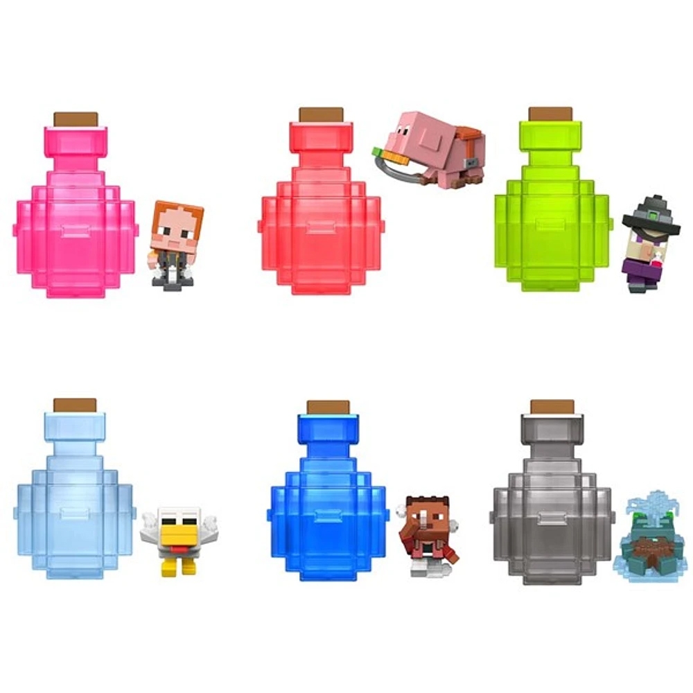Minecraft Mini Potion Brewing Poção HTK99 Mattel - Escolha o Modelo ...