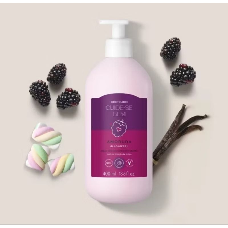 Hidratante CORPORAL Cuide-se Bem AMORUDA 400ml Lançamento Boticário ...