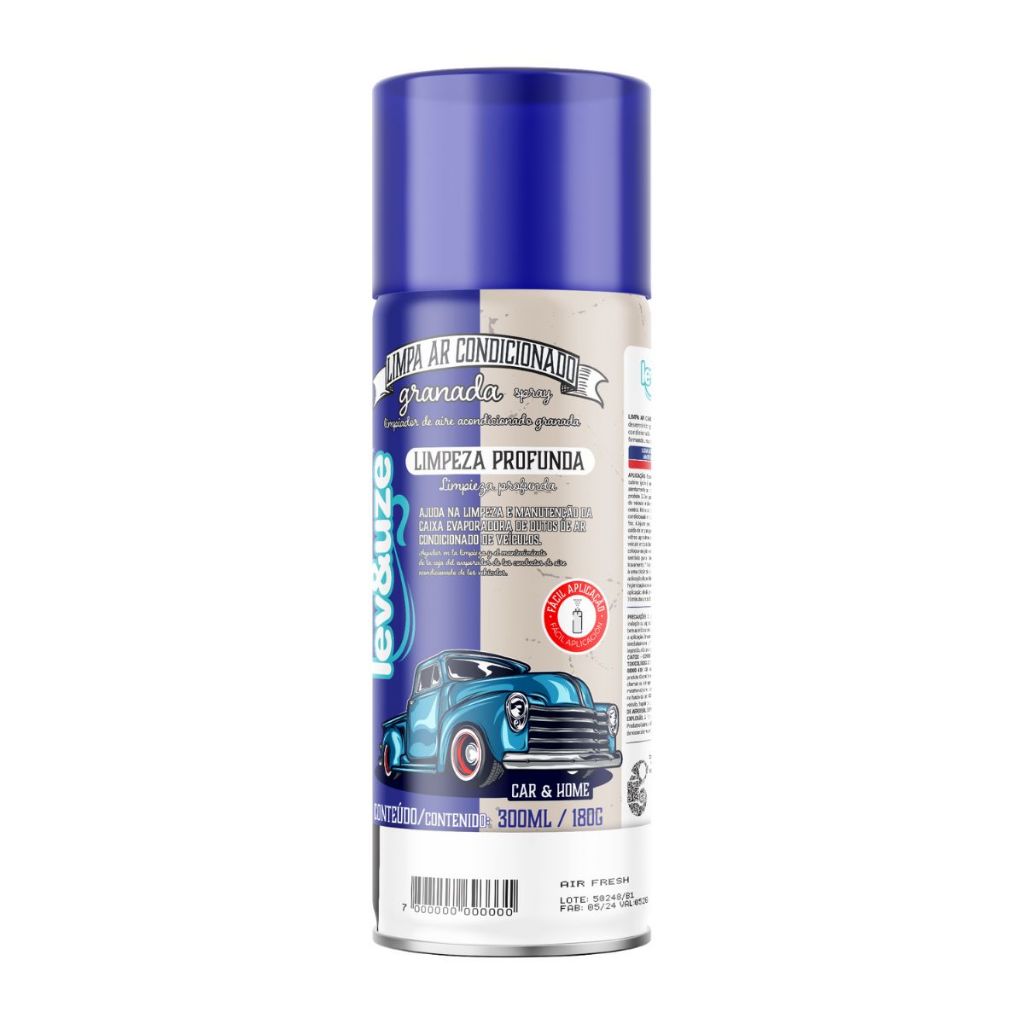 LIMPA AR CONDIC GRANADA AIR FRESH SPRAY 300ml170g - LEV&UZE