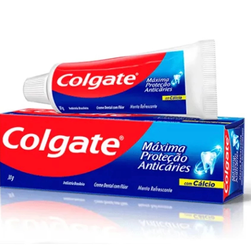 Creme pasta de dente Colgate Mini 30g Máxima Proteção Anticáries ...