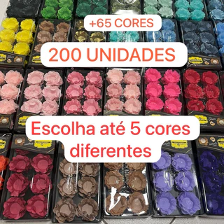 Kit 200 und Forminhas de Doces Finos Flor Luxo para Festa Casamento/Aniversário