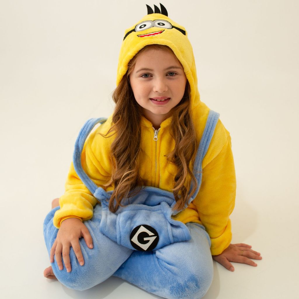 Pijama Infantil Menino Menina Meu Malvado Favorito Macacão Minions Inverno Disney Heróis Crianças em Oferta na Shopee
