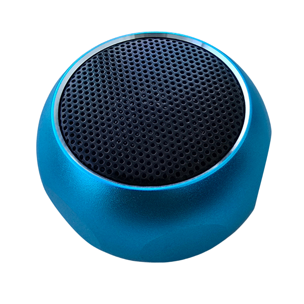 Mini Caixinha De Som De Metal Bluetooth Amplificada de 5W Potente