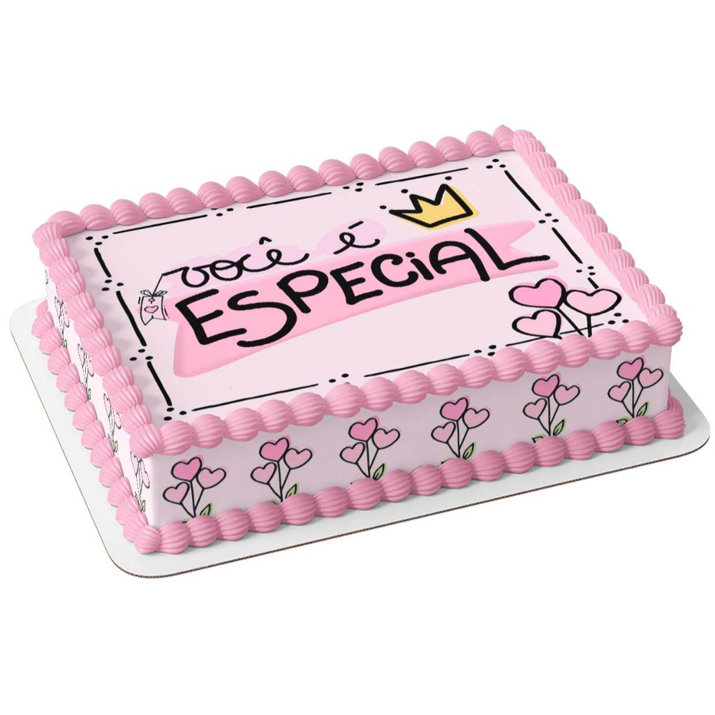 Você é especial papel arroz comestível para bolo de aniversá