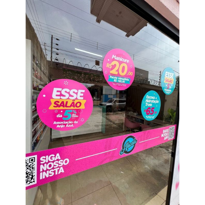 ADESIVOS GRANDES PARA VITRINE LOJAS