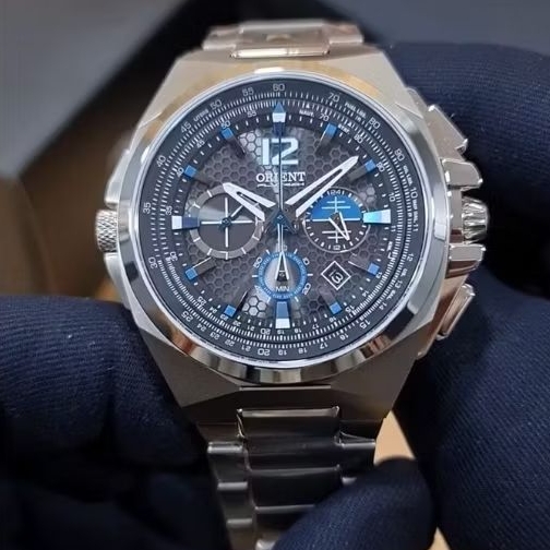 Relógio Orient Flytech TITÂNIO Vidro Cristal de Safira / ORIGINAL Com ...