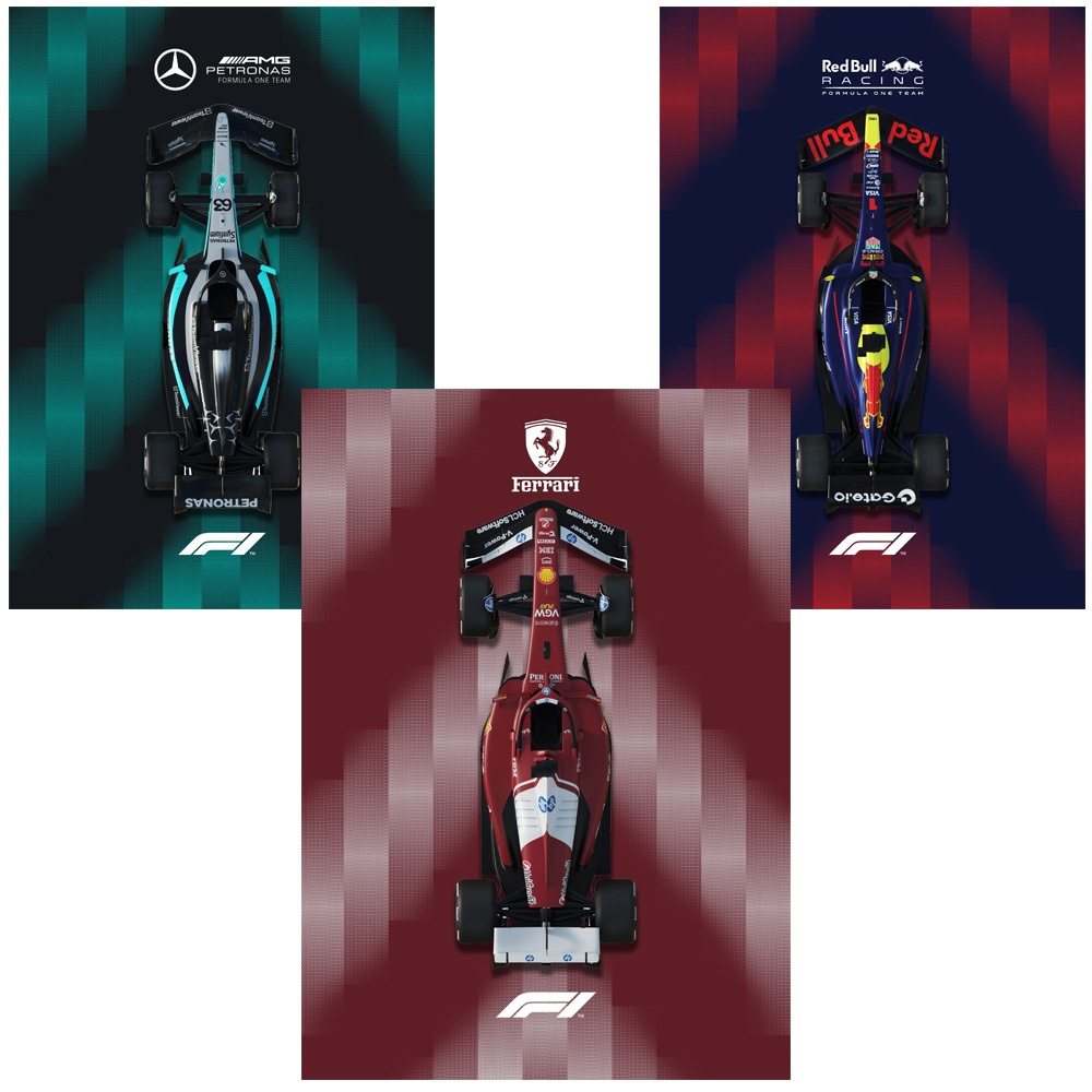 Quadros Decorativos Fórmula 1 2025 Todas Equipes F1 Carros Redbull Ferrari Mercedes Sala Quarto