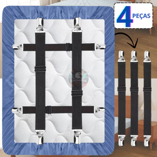 Prendedor Lençol Com Elástico Ajustável Para Colchão Cama Sofa lençol 2 e 3 Pontas