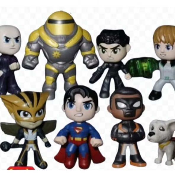 Coleção Bonecos Filme Superman Super-Homem Burger King DC Original Novo Lacrado