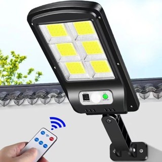 Refletor Luminária Solar de Parede LED com Sensor de Movimento Goldenultra para Áreas Externas