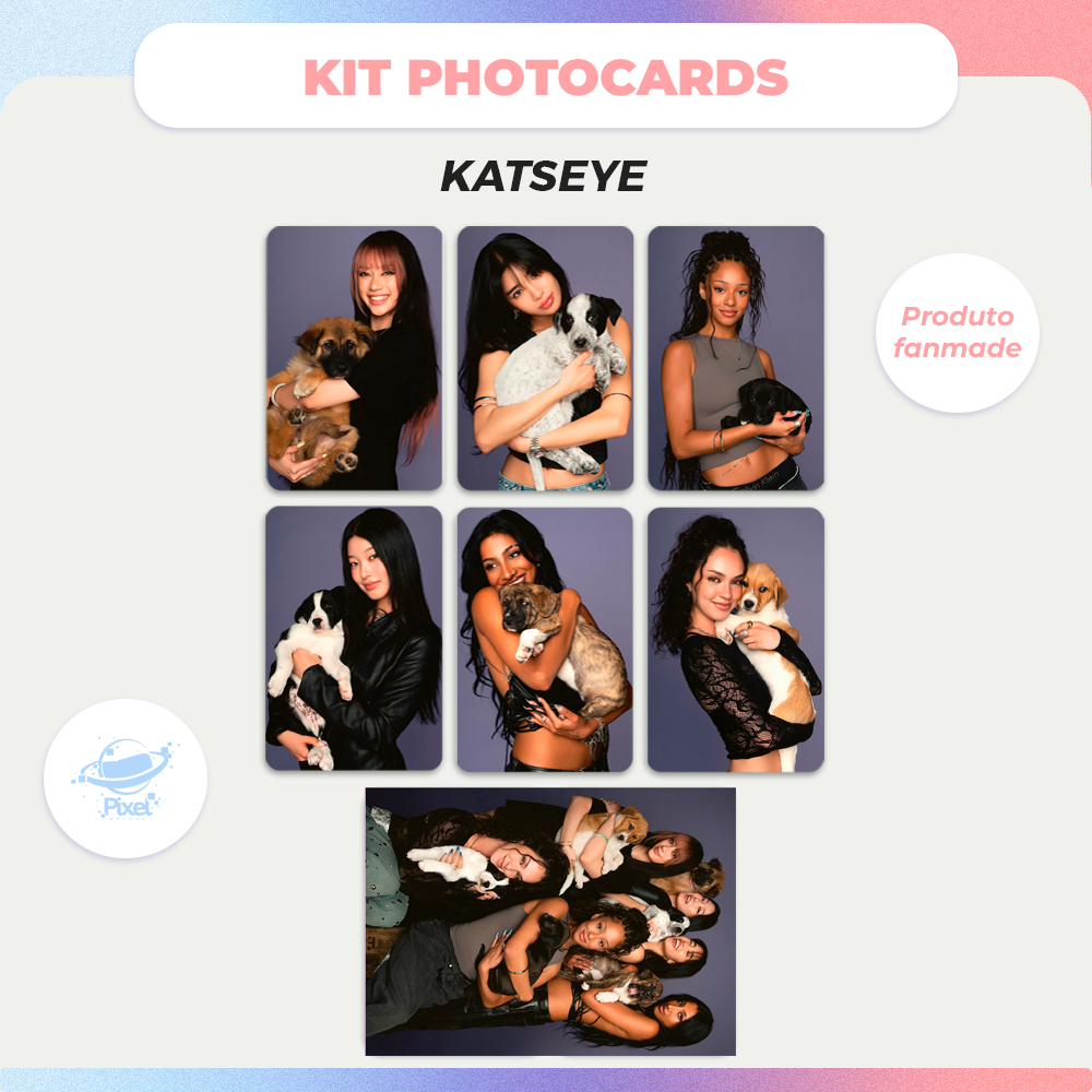 Katseye Photocards Fanmade Shopee Brasil