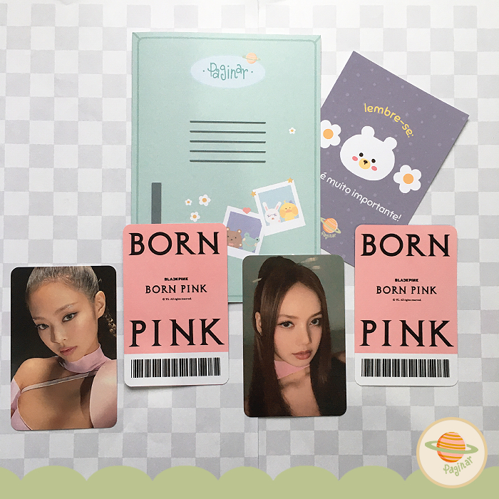 Blackpink Born Pink - cd player version photocard fanmade - kpop
