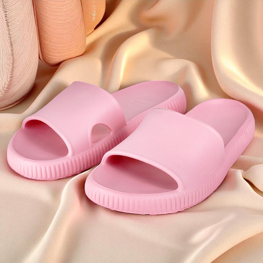 Chinelo Slide EVA Feminino Ultra Leve e Confortável Sola Macio Para o ...