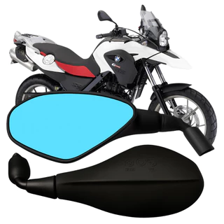 Retrovisor Bmw F800 Rebaixado 90° Honda Lente Convexo Azul ENVIO IMEDIATO em Oferta na Shopee