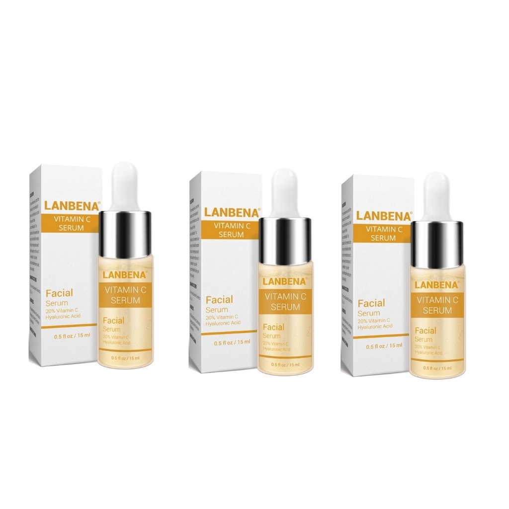 Serum Hidratante Facial Lanbena Vitamina C Acido Hialuronico ouro