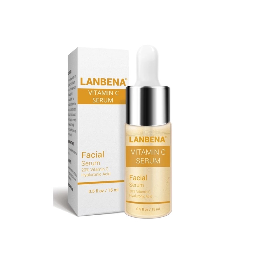 Serum Hidratante Facial Lanbena Vitamina C Acido Hialuronico ouro