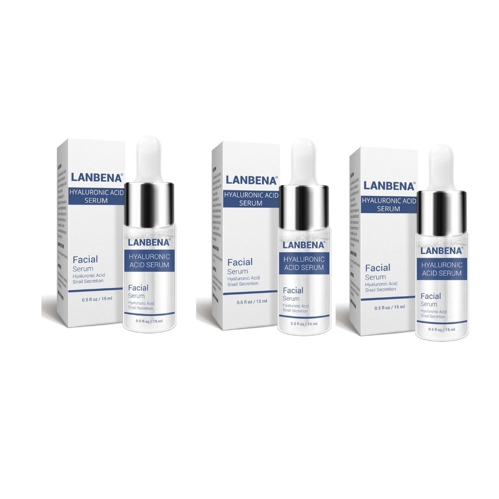Serum Hidratante Facial Lanbena Vitamina C Acido Hialuronico ouro