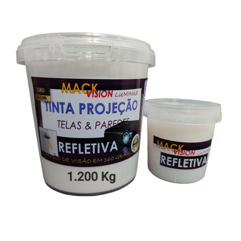 Tinta Projetor Refletiva Branco |Gelo | Shopee Brasil