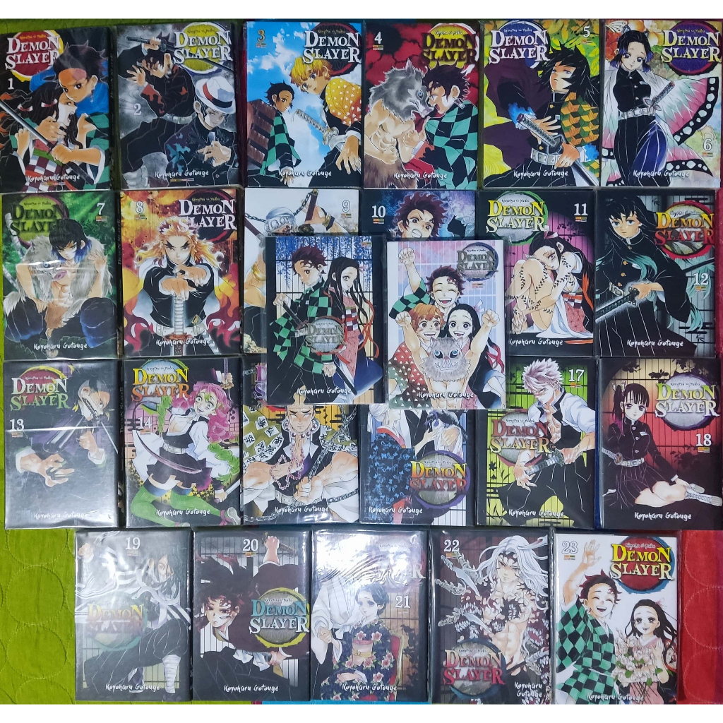 Mangá - Kimetsu no Yaiba - Demon Slayer - Completo + Fanbooks (LEIA A ...