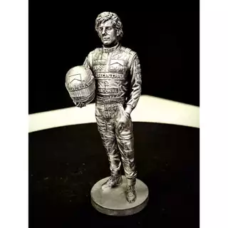 Ayrton Senna - Lenda da F1 - Estatueta Colecionável do Ídolo das Pistas (Resina 3D) 🏆